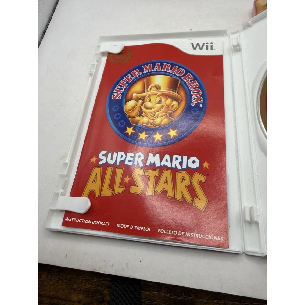 Mint Nintendo Wii Super Mario All-Stars 25th Anniversary Edition Fast Shipping
